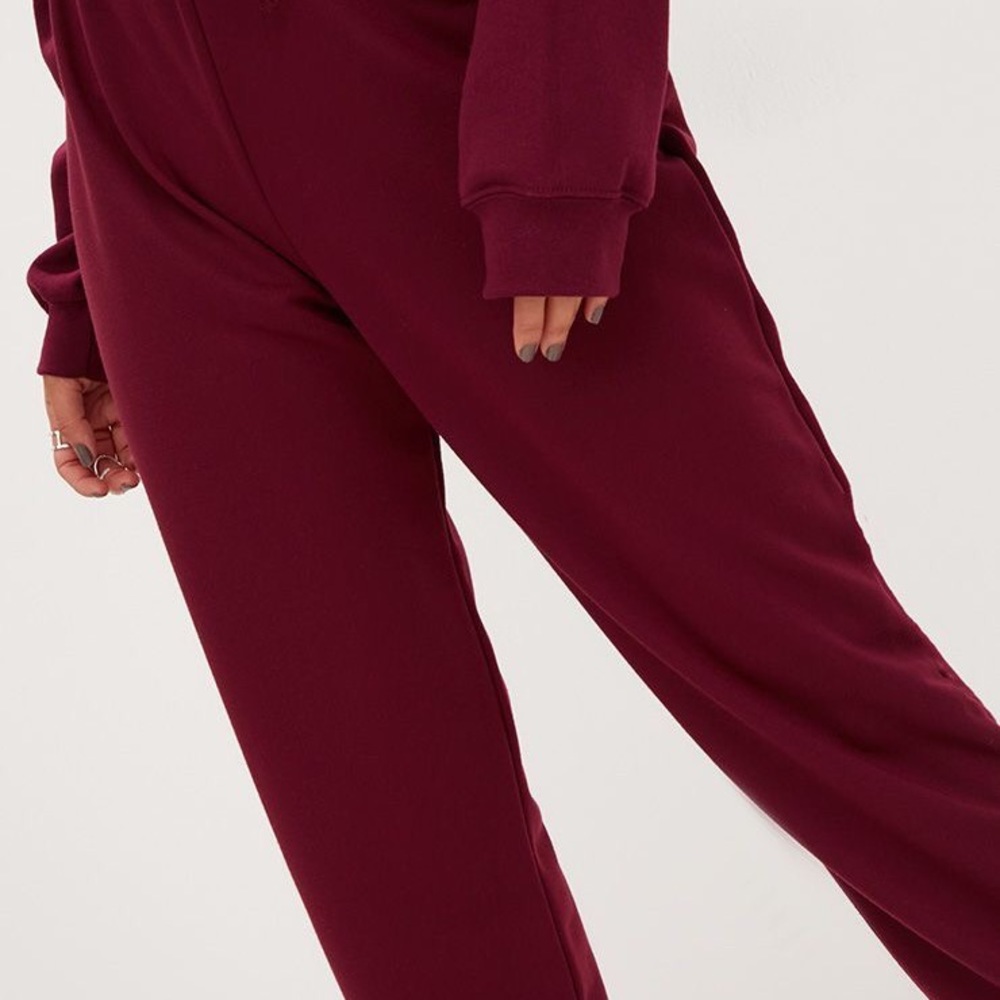 Maroon Skinny Pant Joggers